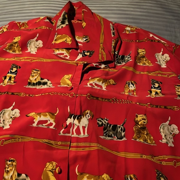 Corey B New York.   X-Large silk dog shirt - Picture 7 of 7